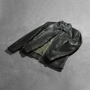 
Lavendard جاكيت بايكر جلد طبيعي رجالي – alternate product view 7