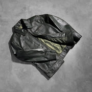 
Lavendard جاكيت بايكر جلد طبيعي رجالي – alternate product view 8