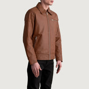 
Lavendard جاكيت بايكر جلد طبيعي رجالي – alternate product view 2