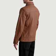 
Lavendard جاكيت بايكر جلد طبيعي رجالي – alternate product view 6