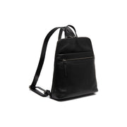Linford Full-Grain Leather Backpack نسائي in Classic 100% Full-Grain Leather - Full Exterior Front Profile View | Buy Online
