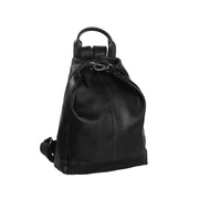 Saar Full-Grain Leather Backpack نسائي in Classic 100% Full-Grain Leather - Full Exterior Front Profile View | Buy Online