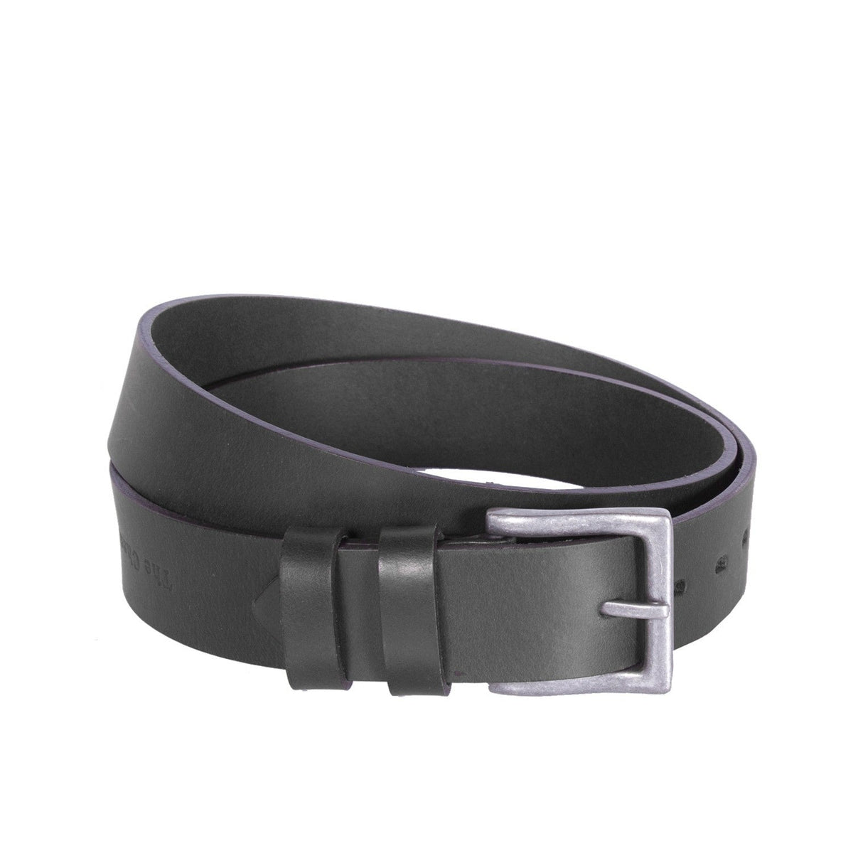 Brandon Full-Grain Leather Belt رجالي in Classic 100% Full-Grain Leather - Full Exterior Front Profile View | Buy Online