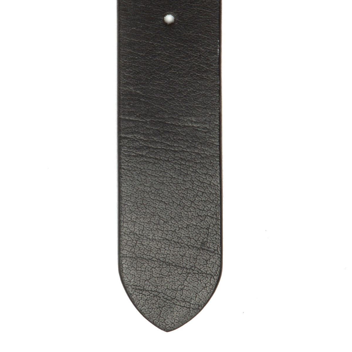 Solid Antique Brass Hardware &amp; Heavy-Duty Dual Zipper Detail on Morrison Full-Grain Leather Belt رجالي