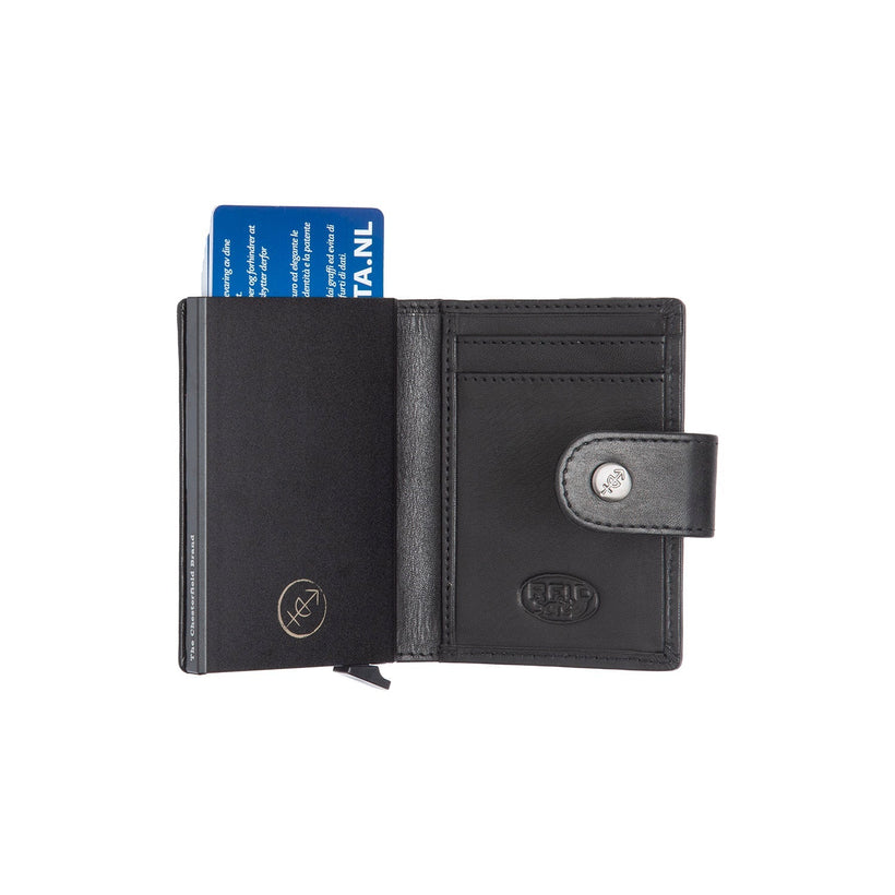 Barrea Full-Grain Leather Card Holder نسائي