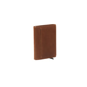 Cognac Leather Card Holder Lancaster, detail view 1