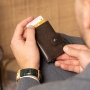 Larino Full-Grain Leather Card Holder نسائي – alternate product view 2