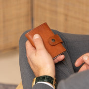 Larino Full-Grain Leather Card Holder نسائي – alternate product view 2