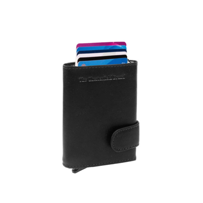 Leicester Full-Grain Leather Card Holder نسائي