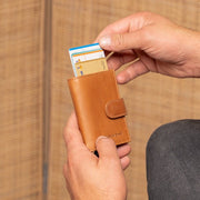 Leipzig Full-Grain Leather Card Holder نسائي – alternate product view 2