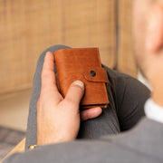 Lesina Full-Grain Leather Card Holder نسائي – alternate product view 2