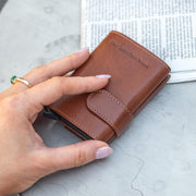 Mannheim Full-Grain Leather Card Holder نسائي – alternate product view 2
