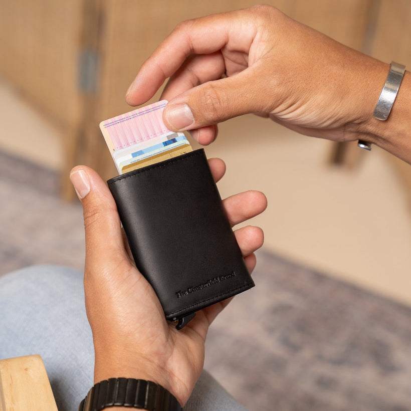 Palma Full-Grain Leather Card Holder نسائي