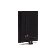
Solid Antique Brass Hardware & Heavy-Duty Dual Zipper Detail on Paris جلد طبيعي فل جرين حافظة بطاقات