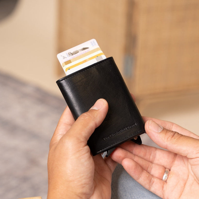 Paris Full-Grain Leather Card Holder نسائي
