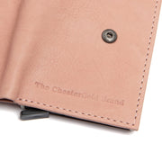 Vintage Rose Leather Card Holder Torola, detail view 3