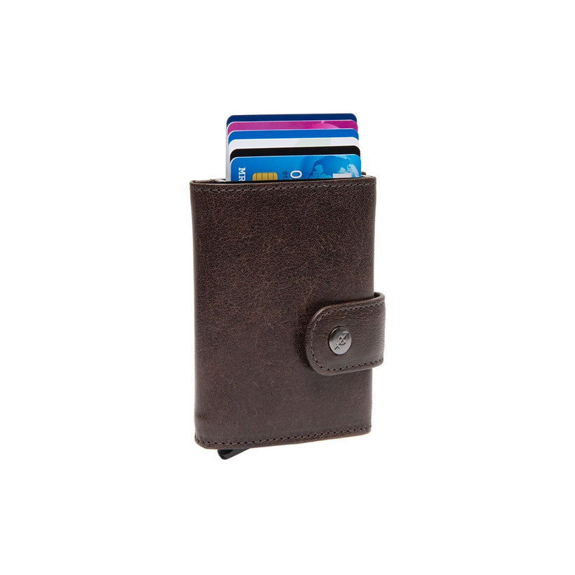 Varrano Full-Grain Leather Card Holder نسائي