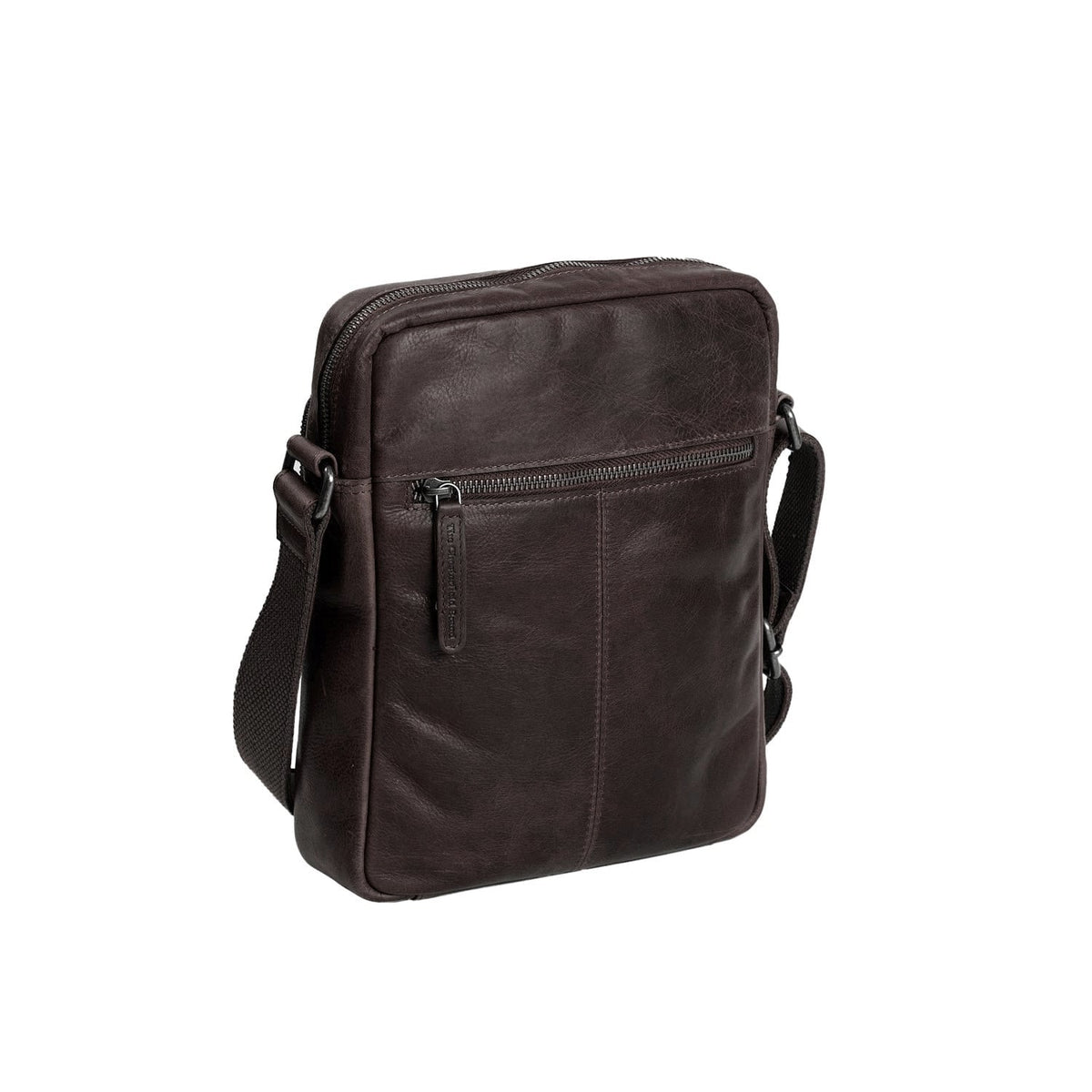 Brown Leather Crossbody Bag Dessau, detail view 3
