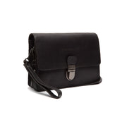 Lucca Full-Grain Leather Crossbody Bag نسائي in Classic 100% Full-Grain Leather - Full Exterior Front Profile View | Buy Online