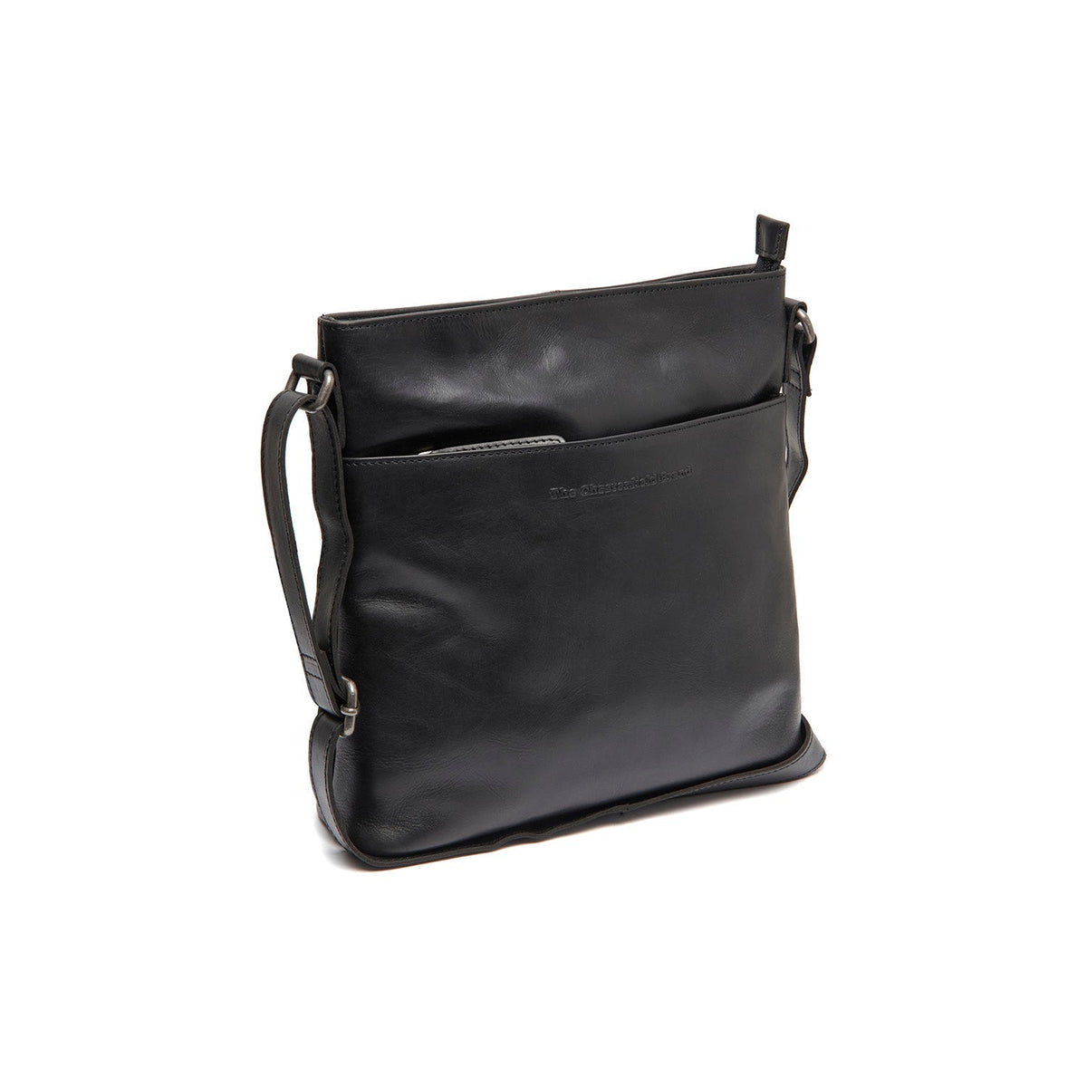 Lunton Full-Grain Leather Crossbody Bag نسائي in Classic 100% Full-Grain Leather - Full Exterior Front Profile View | Buy Online
