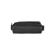 Mikeli Full-Grain Leather Crossbody Bag نسائي - Structured Side Profile Showing Gusset Depth &amp; Expansion Capacity