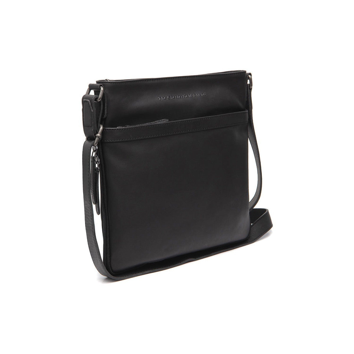 Mirea Full-Grain Leather Crossbody Bag نسائي in Classic 100% Full-Grain Leather - Full Exterior Front Profile View | Buy Online