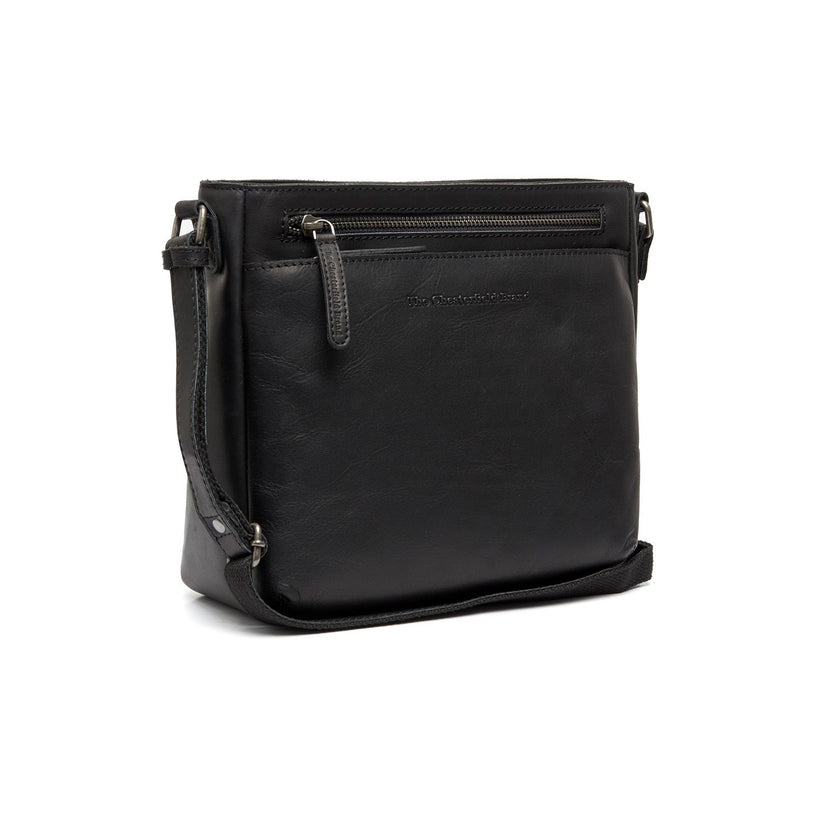 Mumbai Full-Grain Leather Crossbody Bag in Classic 100% Full-Grain Leather - Full Exterior Front Profile View | Buy Online