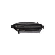 Classic 100% Full-Grain leather Bag - Rear Perspective Showing Reinforced Leather Straps &amp; Stitching