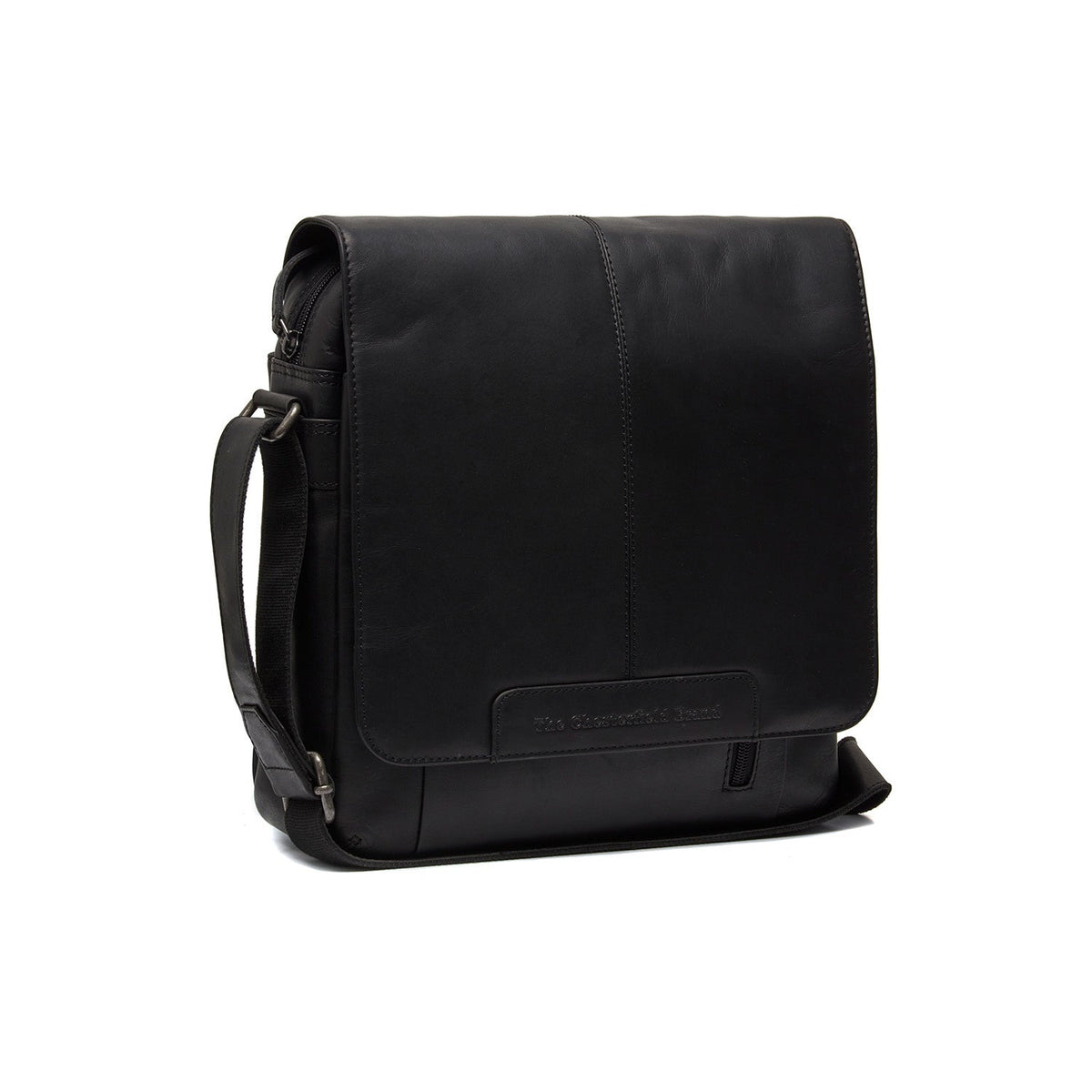 Raphael Full-Grain Leather Crossbody Bag رجالي in Classic 100% Full-Grain Leather - Full Exterior Front Profile View | Buy Online