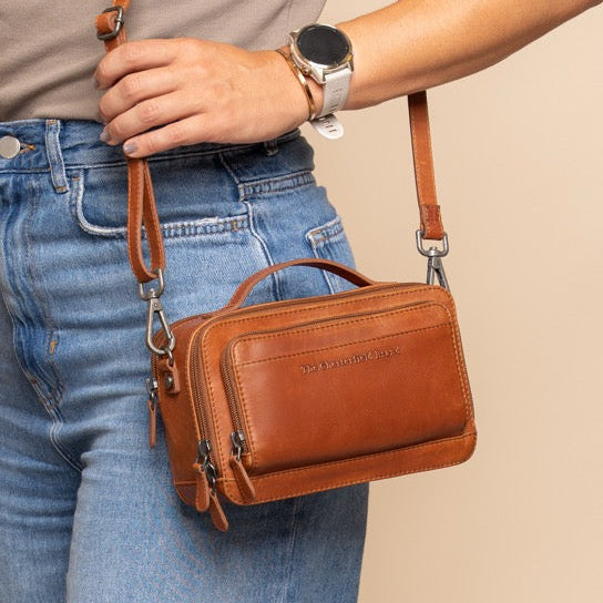 Rovon Full-Grain Leather Crossbody Bag – alternate product view 2