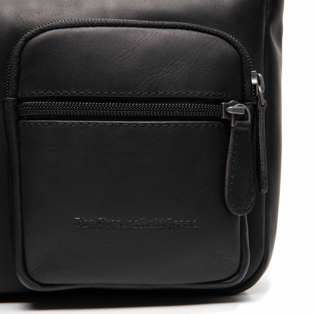 
Classic 100% Full-Grain leather Bag - عرض خلفي يوضح أحزمة الجلد المقواة والخياطة المتقنة