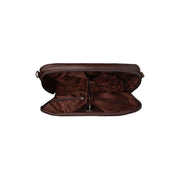 Authentic 100% Full-Grain Leather Grain Texture &amp; Heavy-Duty Seam Stitching Detail