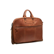 Cognac Leather Garment Bag Josh نسائي, front view