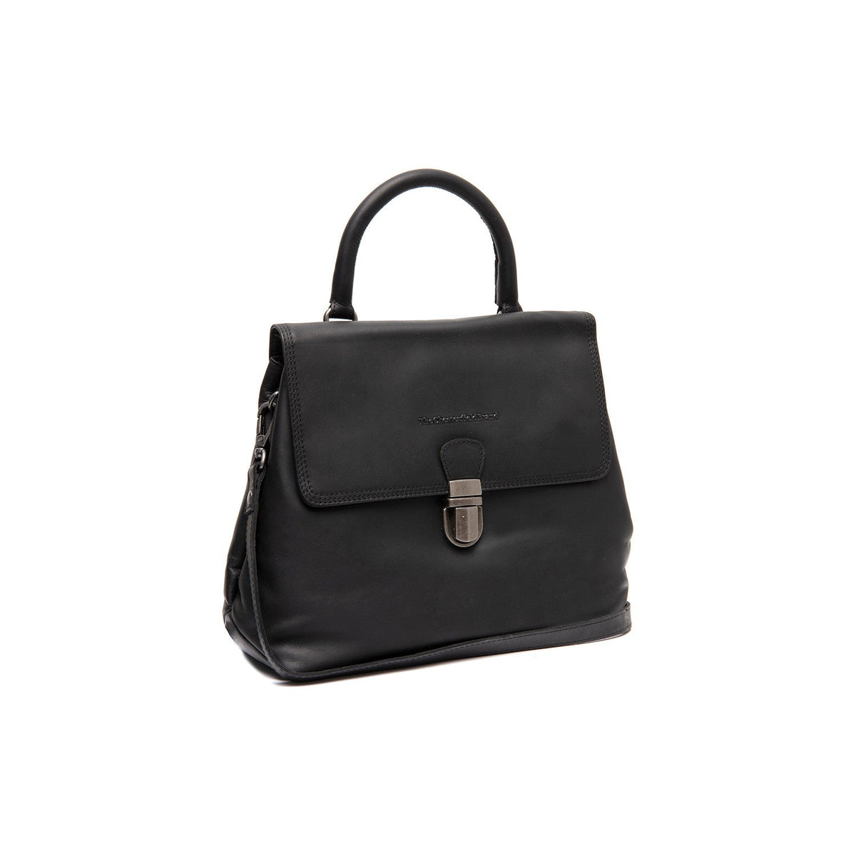 Angera Full-Grain Leather Handbag نسائي in Classic 100% Full-Grain Leather - Front Profile View &amp; Tailored Silhouette | Buy Online