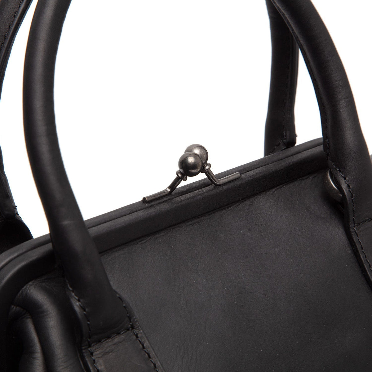 Classic 100% Full-Grain leather Goods - Back View Showing Tailored Shoulder Fit &amp; Clean Hemline