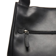 Fioline Full-Grain Leather Handbag نسائي - Lateral Side Profile View Showing Sleeve Cut &amp; Athletic Taper Fit