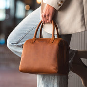 Langton Full-Grain Leather Handbag نسائي – alternate product view 2