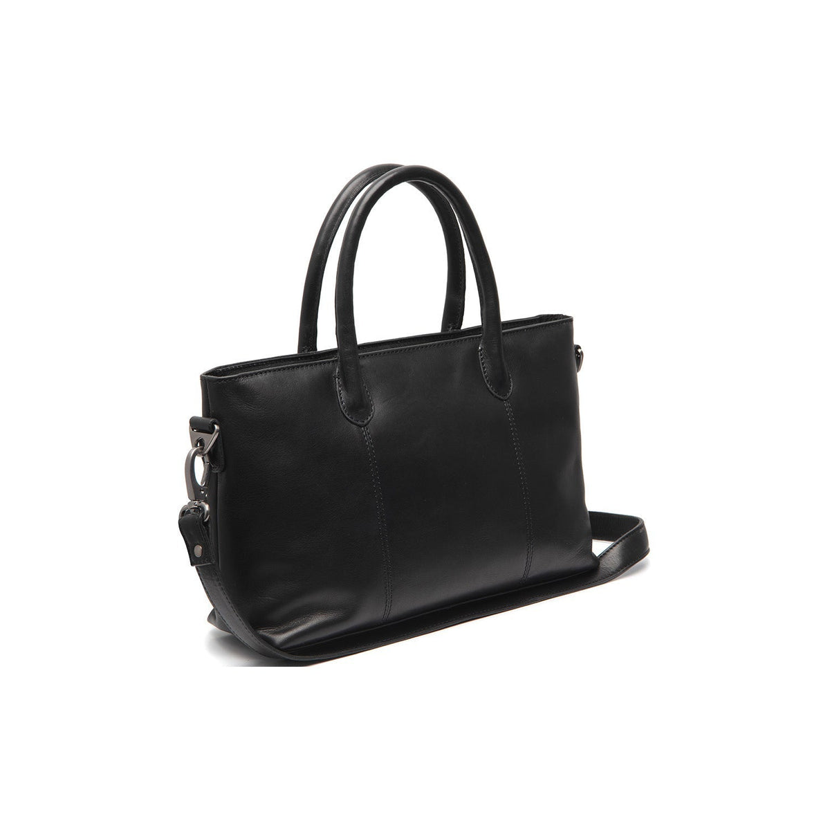 Pergamino Full-Grain Leather Handbag نسائي in Classic 100% Full-Grain Leather - Front Profile View &amp; Tailored Silhouette | Buy Online