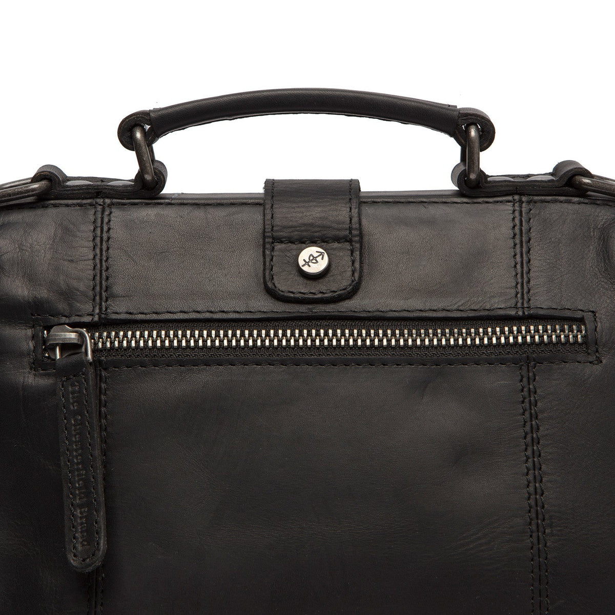 Rachael Full-Grain Leather Handbag نسائي - Lateral Side Profile View Showing Sleeve Cut &amp; Athletic Taper Fit