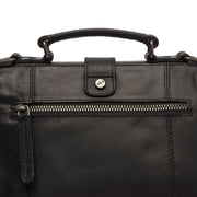 Rachael Full-Grain Leather Handbag نسائي - Lateral Side Profile View Showing Sleeve Cut &amp; Athletic Taper Fit