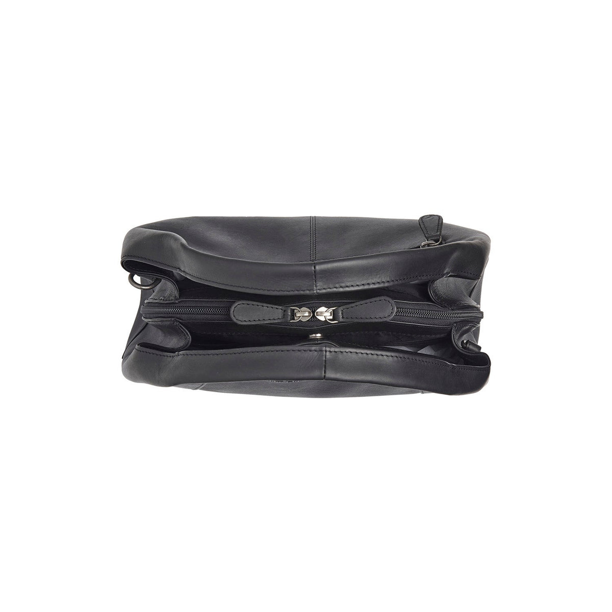 Interior View Showing Quilted Viscose Lining & Dual Inside Utility Storage Pockets