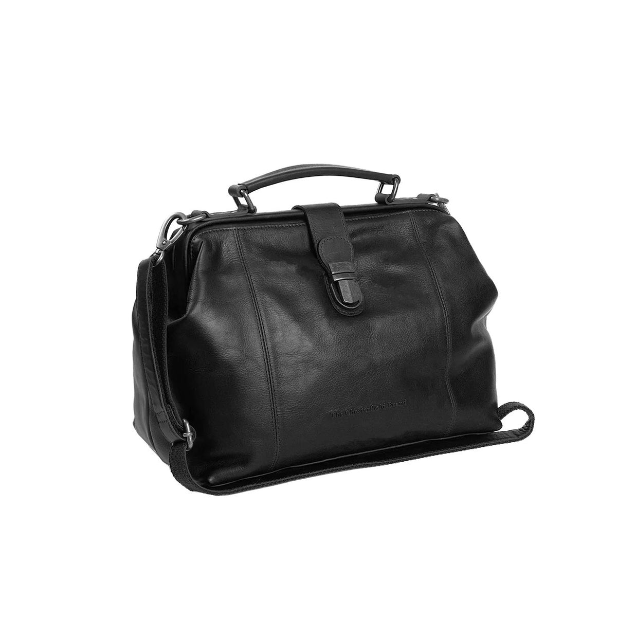 Shaun Full-Grain Leather Handbag نسائي in Classic 100% Full-Grain Leather - Front Profile View &amp; Tailored Silhouette | Buy Online