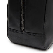 Solvin Full-Grain Leather Handbag نسائي - Lateral Side Profile View Showing Sleeve Cut &amp; Athletic Taper Fit