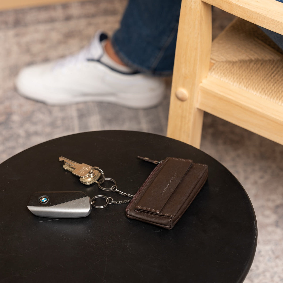 Torano Full-Grain Leather Key Case نسائي – alternate product view 3
