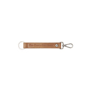 Leather Key Ring كونياك نسائي in Cognac 100% Full-Grain Leather - Front Profile View &amp; Tailored Silhouette | Buy Online