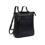 Caldero Full-Grain Leather Laptop Backpack نسائي in Classic 100% Full-Grain Leather - Full Exterior Front Profile View | Buy Online