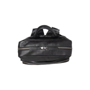 
Classic 100% Full-Grain leather Backpack - عرض خلفي يوضح أحزمة الجلد المقواة والخياطة المتقنة