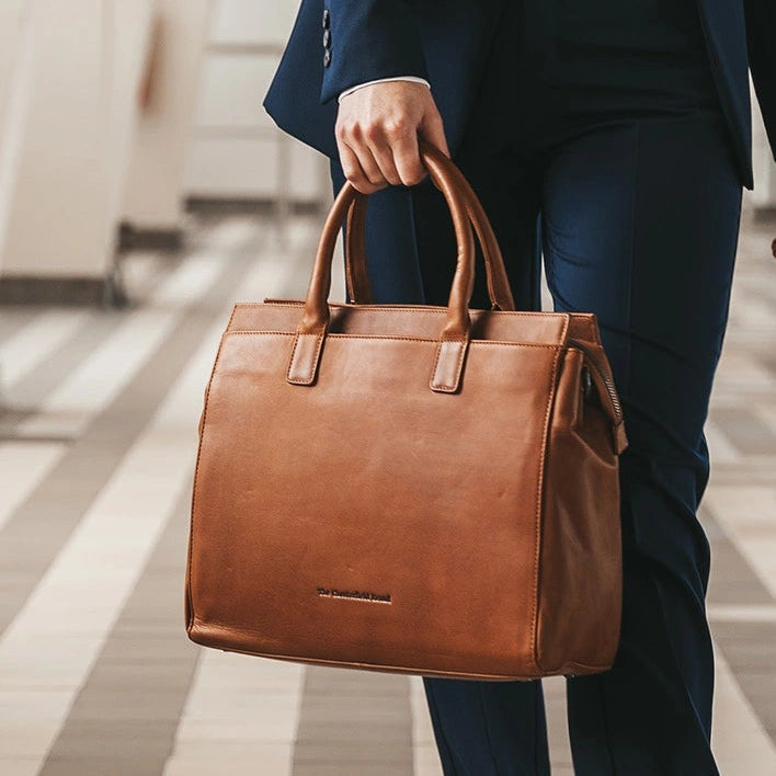 Rivera Full-Grain Leather Laptop Bag نسائي – alternate product view 2