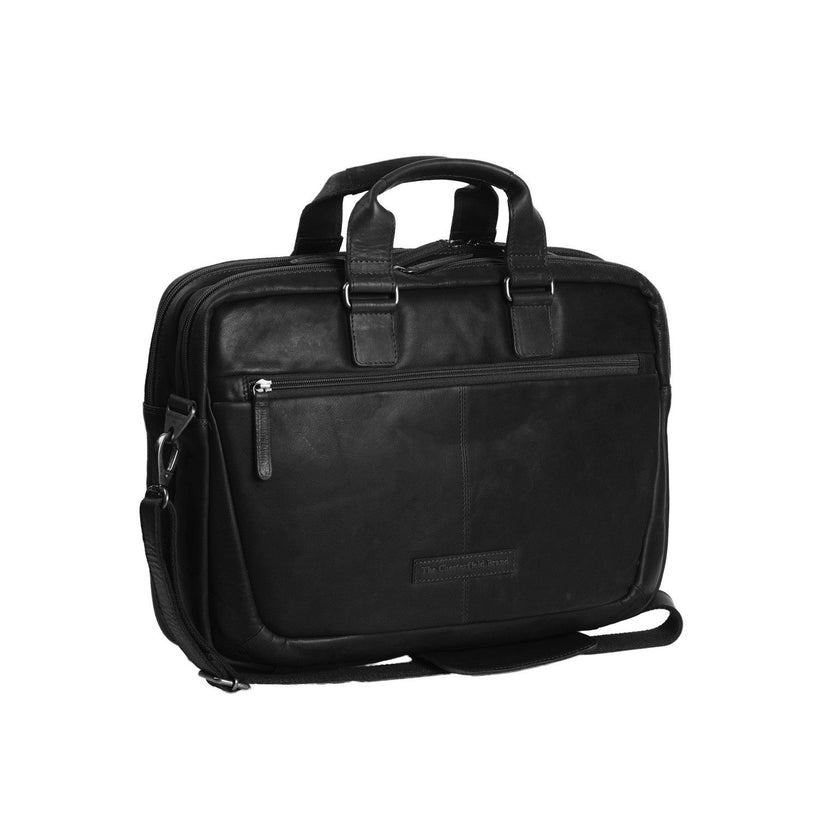 Seth Full-Grain Leather Laptop Bag رجالي