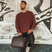 Seth Full-Grain Leather Laptop Bag رجالي – alternate product view 3